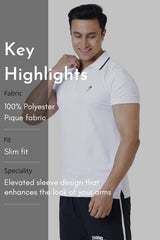 Stride Polo T-shirt White