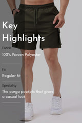 Delta Cargo Shorts Army Green