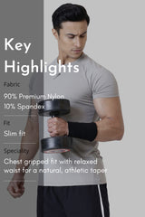 Bare Nylon T-shirt Light Grey