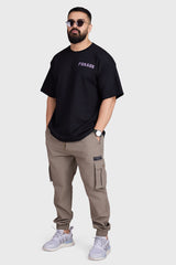 Unisex Rage Oversized T-shirts Black