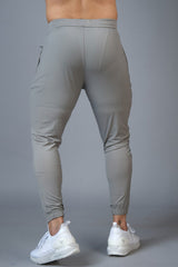 Identity Nylon Joggers Light Grey