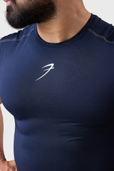 Compression Sleeveless Tank Navy