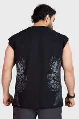 Raw Eagle Capsleeves Tank Black