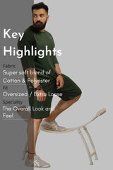 Oversized Shorts Green