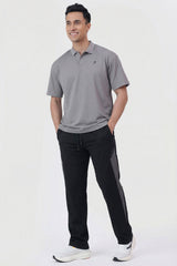 Noir Oversized Polo T-shirt Grey