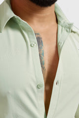Aero Fullsleeves Shirt Light Green