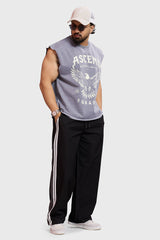 Ascend Washed Capsleeve Tank Light Grey