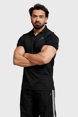 Obsidian Polo T-shirt Black