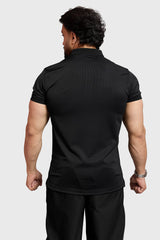 Obsidian Polo T-shirt Black