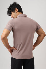 Polo T-shirt Pastel Brown