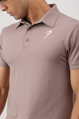 Polo T-shirt Pastel Brown