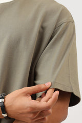 Heavyweight Oversized T-shirt Olive