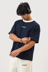 Heavyweight Oversized T-shirt Navy