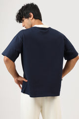 Heavyweight Oversized T-shirt Navy