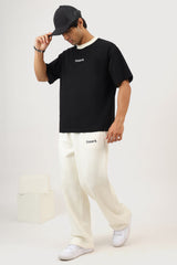 Heavyweight Oversized T-shirt Black/Off-White