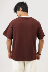 Heavyweight Oversized T-shirt Brown