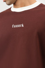 Heavyweight Oversized T-shirt Brown