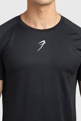 Sleek T-shirt Black / Logo