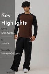 Vintage Raglan T-shirt Coffee