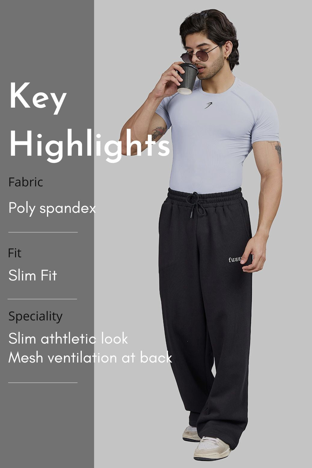 Forge Compression T-shirt Light Grey