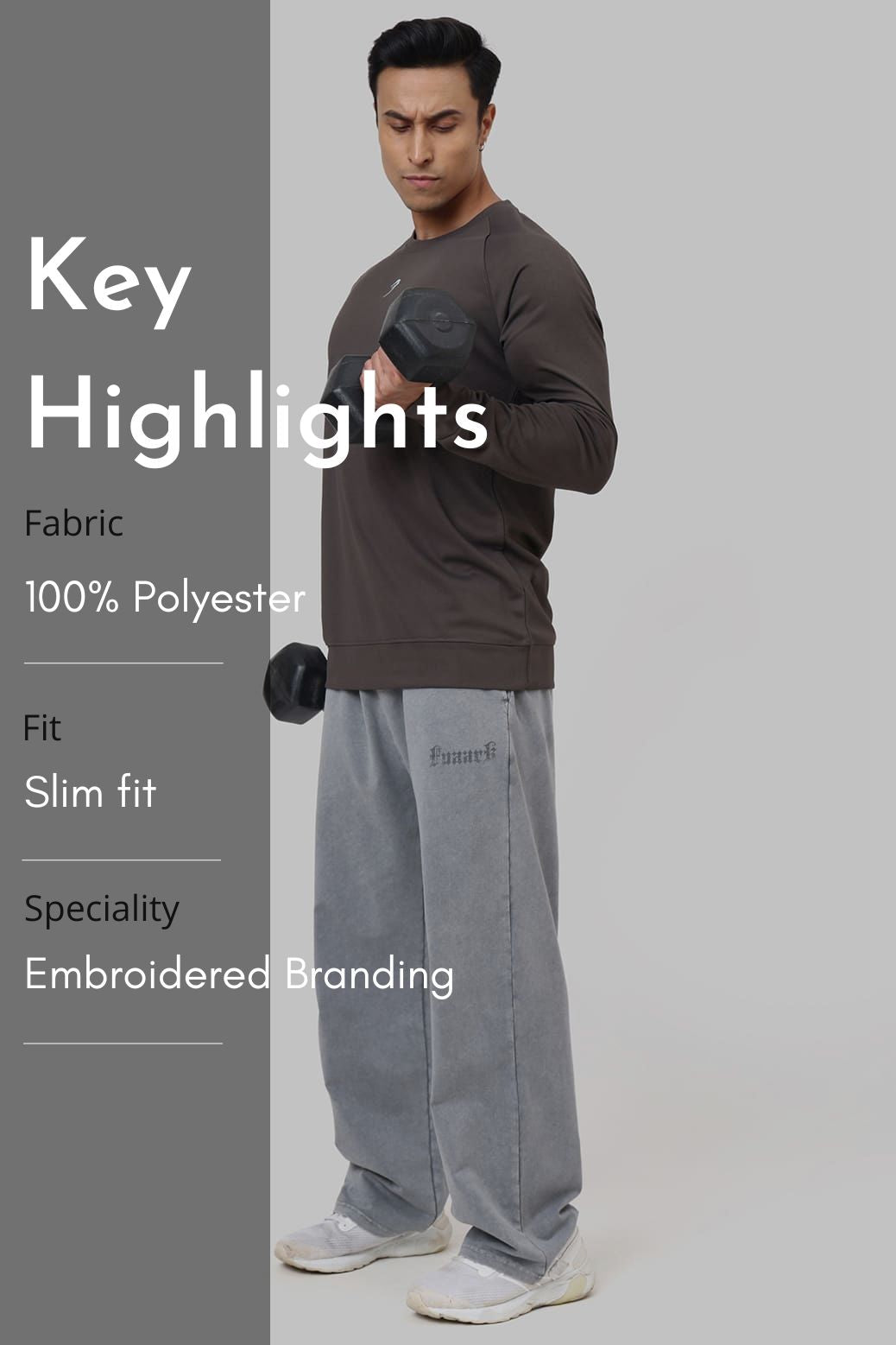 Polish Sweatshirt Dark Grey