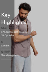 Aero Shirt Pastel Brown