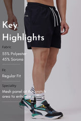 Nova Shorts Black