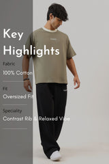 Heavyweight Oversized T-shirt Olive