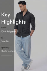 Foundation Fullsleeves Shirt Dark Grey