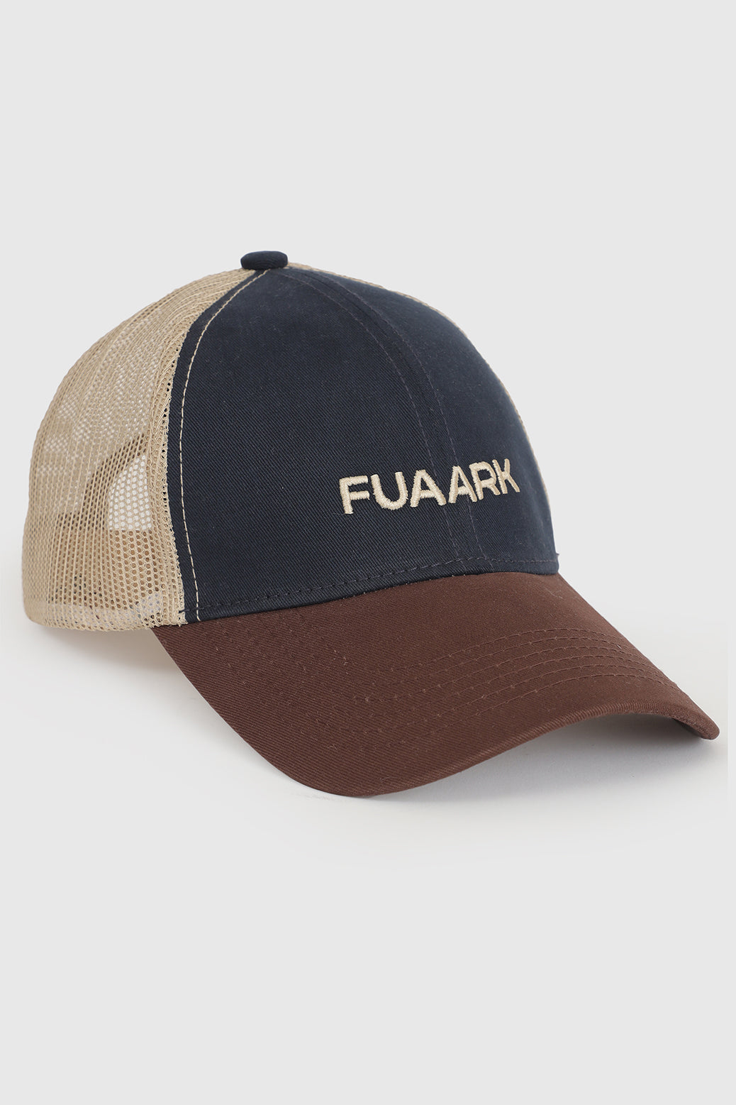 Sleek Trucker  Cap Navy/Beige