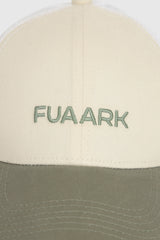 Sleek Trucker  Cap Beige/Olive