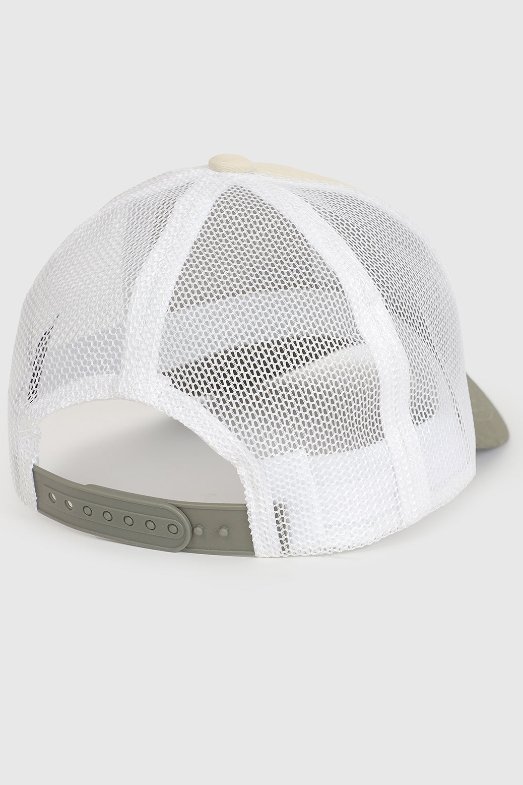Sleek Trucker  Cap Beige/Olive