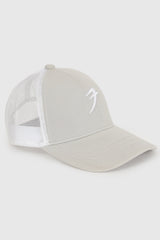 Urban Trucker cap Light Grey /White