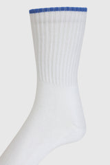 Revenge Crew Socks White/Blue