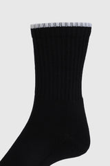Revenge Crew Socks Black/White