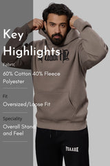 Brookline Oversized Hoodie Brown