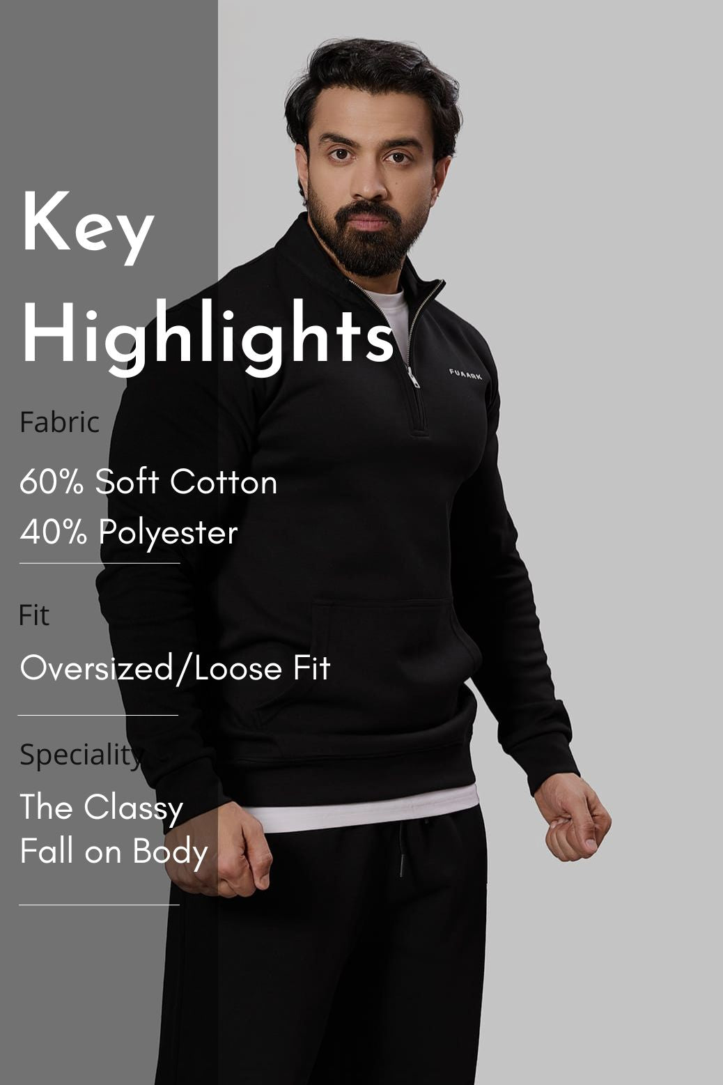 Eclipse Pullover Black