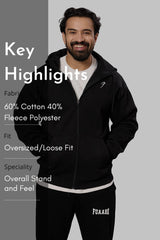 Brookline Oversized Jacket Black