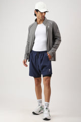 2 in 1 Compression Shorts Dark Navy
