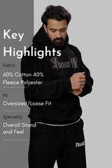 Brookline Oversized Hoodie Black