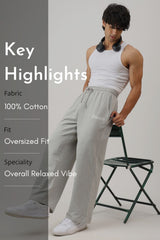 Recovery Straight Pants Melange Grey