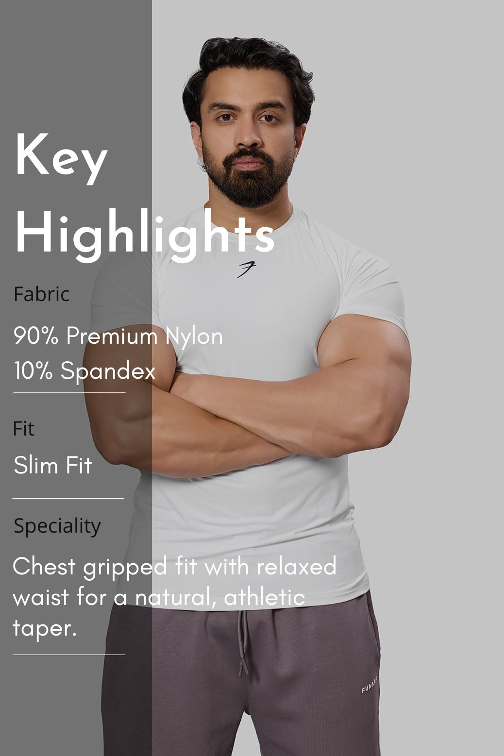 Bare Nylon T-shirt White