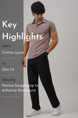 Polo T-shirt Pastel Brown