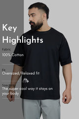 Bull Oversized T-shirt Black