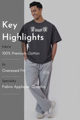 Brookline Oversized T-shirt Dark Grey