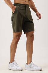 All Day Slim Shorts Military Green