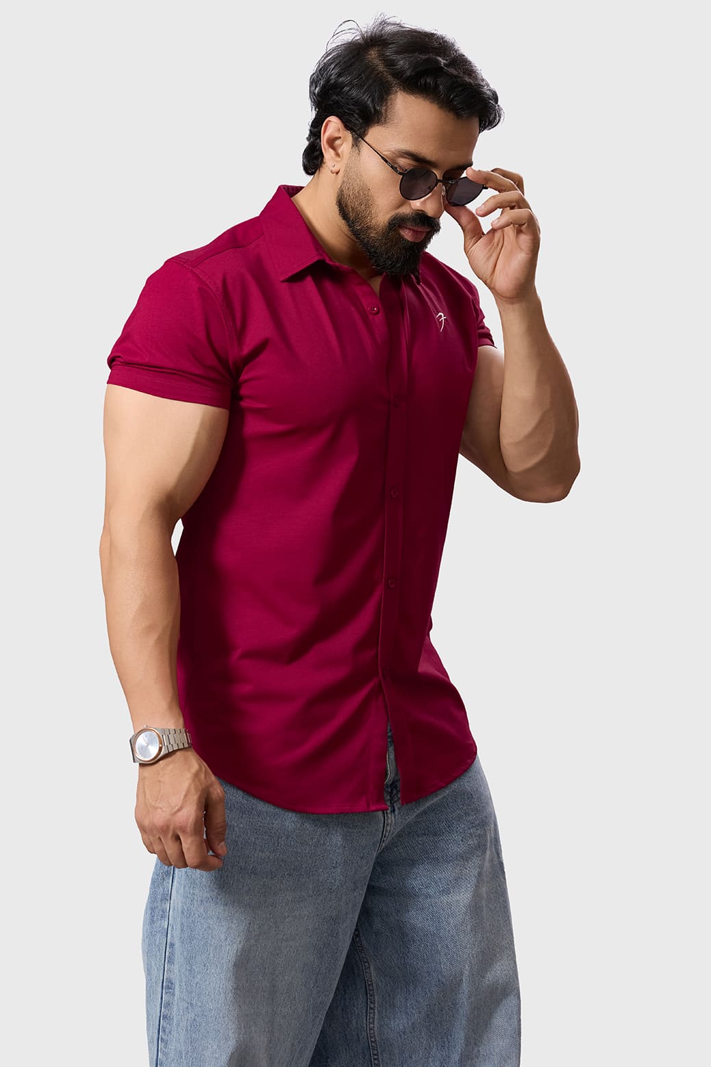 Aero Shirt Deep Red