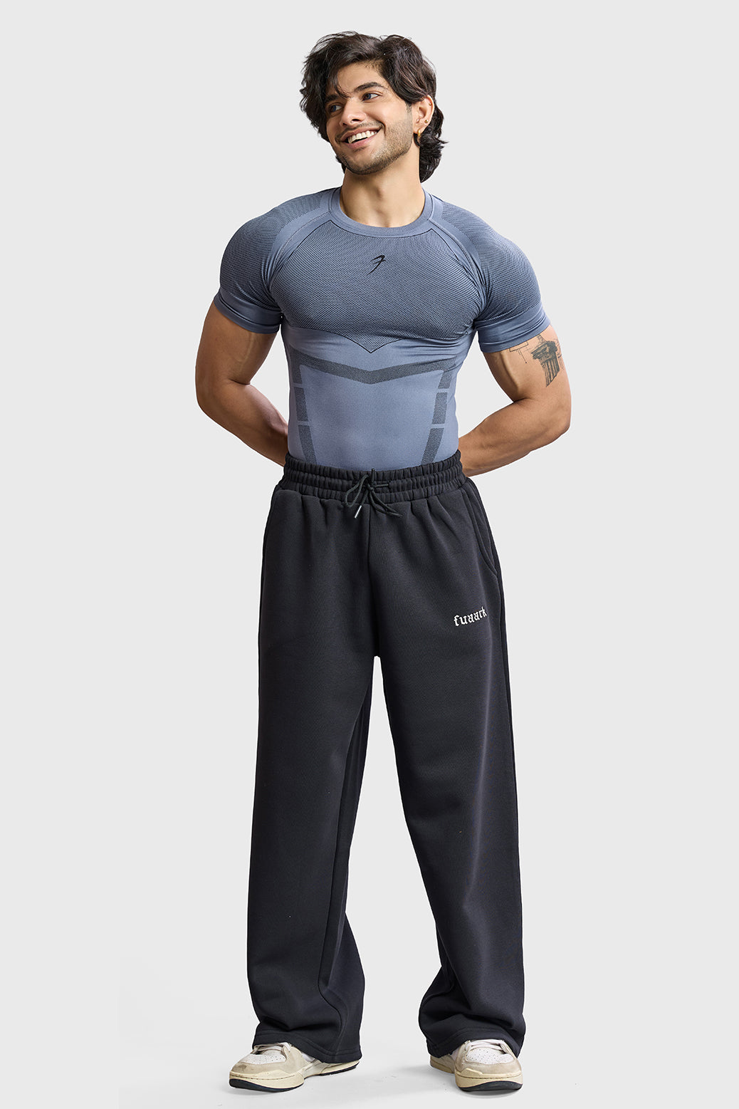 Alpha Seamless T-shirt Light Grey/Black