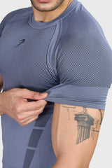 Alpha Seamless T-shirt Light Grey/Black