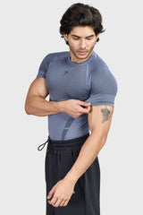 Alpha Seamless T-shirt Light Grey/Black
